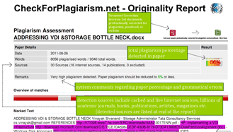 how is plagiarism detected by turnitin